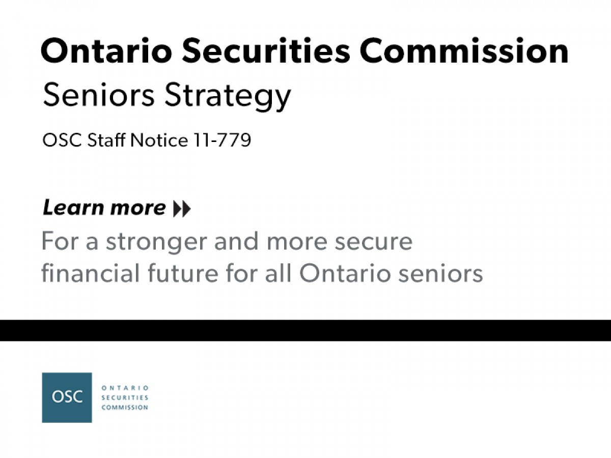 OSC Seniors Strategy report cover page