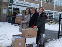 Staff donate to students